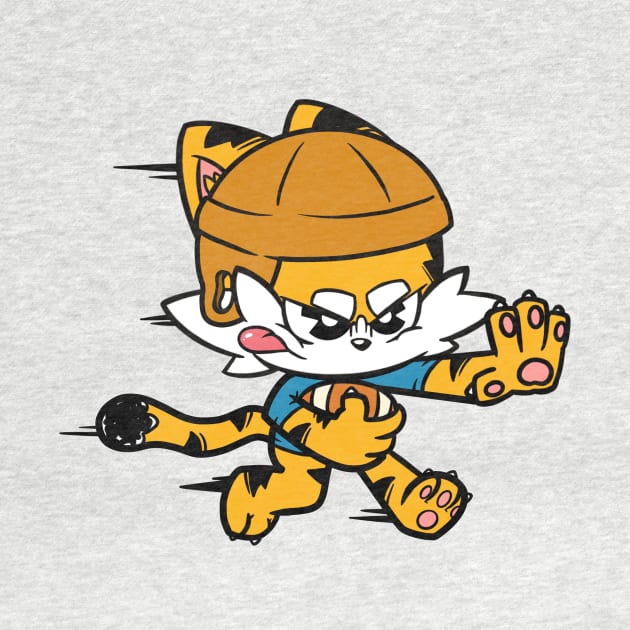 Little Tiger Dude - Vintage Football by ADove11